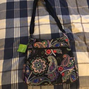 NWT slim crossbody paisley Vera Bradley bag